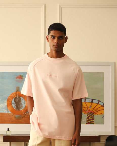 Luxury-Mock-Neck-T-Shirt-in-Mary-Rose
