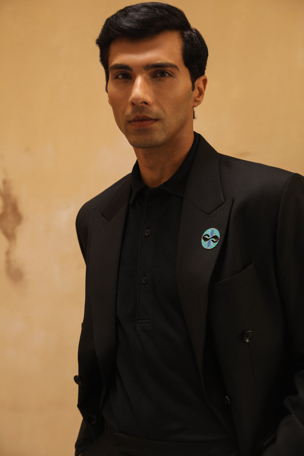 Coal-Black-Designer-Luxury-Polo-Shirt-2